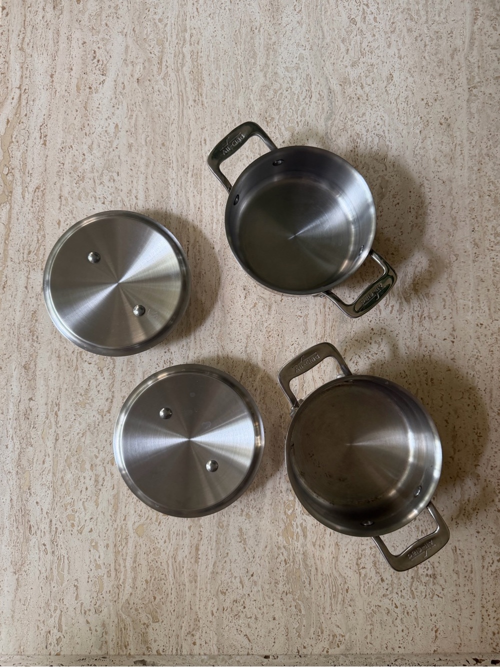 All-Clad Stainless Steel Mini Pot Set